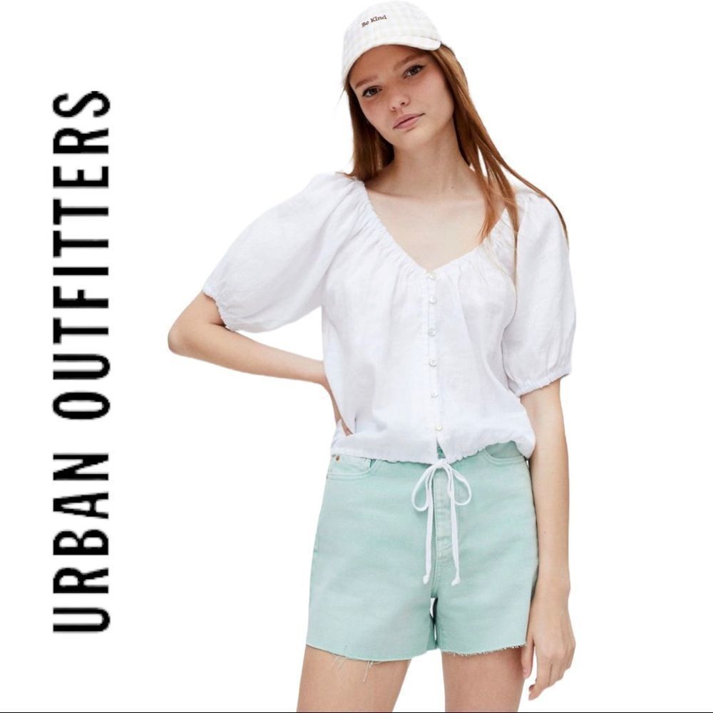 NEW Urban Outfitters UO BDG A-Line Denim Cutoff Shorts 27 32